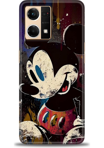 Oppo Reno 7 Ile Uyumlu Hd Baskılı Silikon (Ortasertlikte) Kılıf - 492