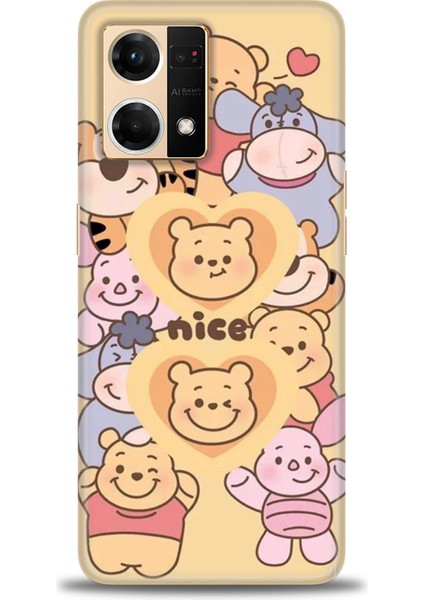 Oppo Reno 7 Ile Uyumlu Hd Baskılı Silikon (Ortasertlikte) Kılıf - 954