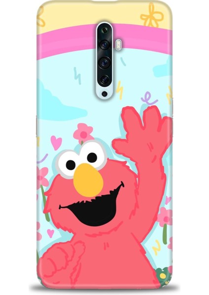 Oppo Reno 2z Ile Uyumlu Hd Baskılı Silikon (Ortasertlikte) Kılıf - 195