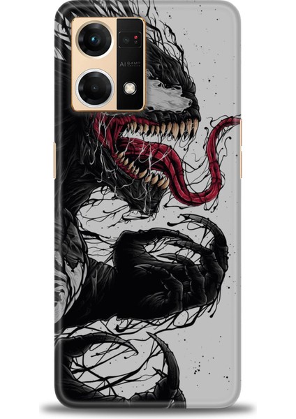 Oppo Reno 7 Ile Uyumlu Hd Baskılı Silikon (Ortasertlikte) Kılıf - 897