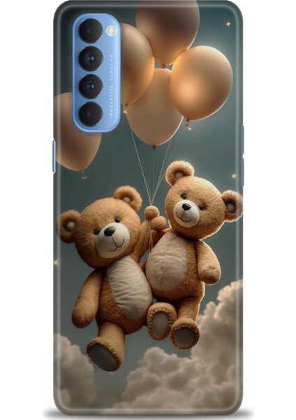 Oppo Reno 4 Pro Ile Uyumlu Hd Baskılı Silikon (Ortasertlikte) Kılıf - 610