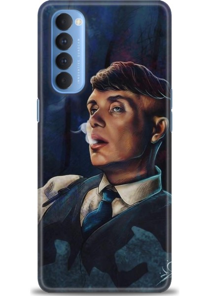 Oppo Reno 4 Pro Ile Uyumlu Hd Baskılı Silikon (Ortasertlikte) Kılıf - 940