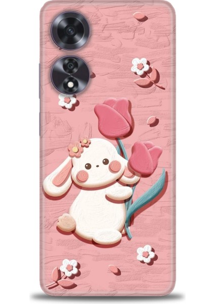 Oppo A60 Ile Uyumlu Hd Baskılı Silikon (Ortasertlikte) Kılıf - 64