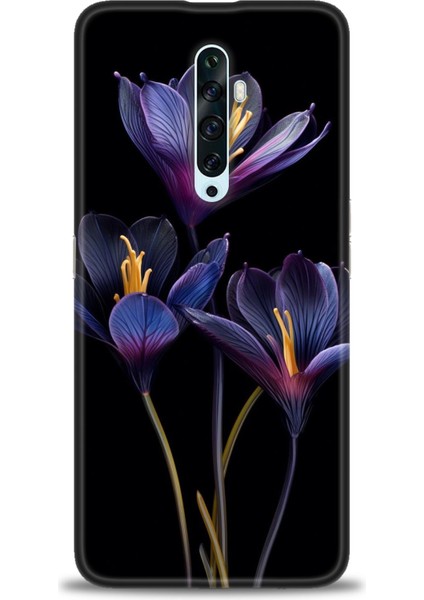 Oppo Reno 2z Ile Uyumlu Hd Baskılı Silikon (Ortasertlikte) Kılıf - 412