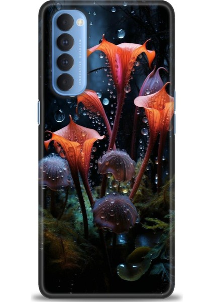Oppo Reno 4 Pro Ile Uyumlu Hd Baskılı Silikon (Ortasertlikte) Kılıf - 750