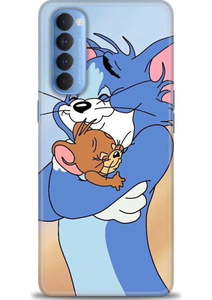 Oppo Reno 4 Pro Ile Uyumlu Hd Baskılı Silikon (Ortasertlikte) Kılıf - 582