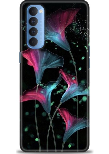Oppo Reno 4 Pro Ile Uyumlu Hd Baskılı Silikon (Ortasertlikte) Kılıf - 741