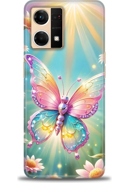 Oppo Reno 7 Ile Uyumlu Hd Baskılı Silikon (Ortasertlikte) Kılıf - 188