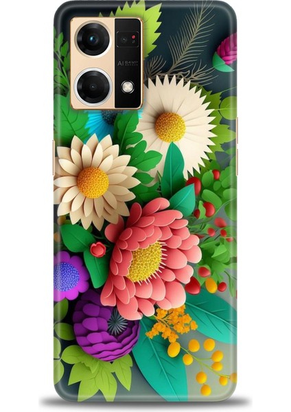 Oppo Reno 7 Ile Uyumlu Hd Baskılı Silikon (Ortasertlikte) Kılıf - 537