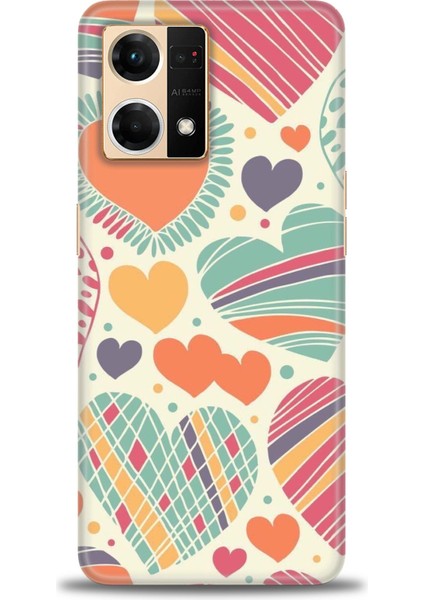 Oppo Reno 7 Ile Uyumlu Hd Baskılı Silikon (Ortasertlikte) Kılıf - 907