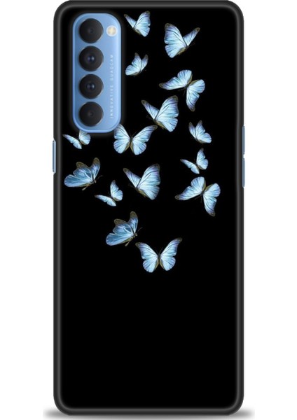 Oppo Reno 4 Pro Ile Uyumlu Hd Baskılı Silikon (Ortasertlikte) Kılıf - 113
