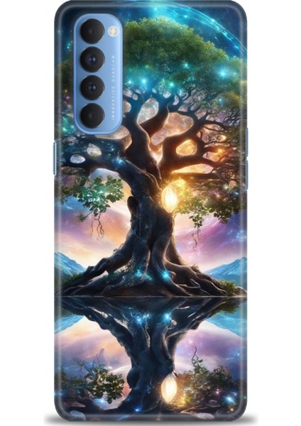 Oppo Reno 4 Pro Ile Uyumlu Hd Baskılı Silikon (Ortasertlikte) Kılıf - 888