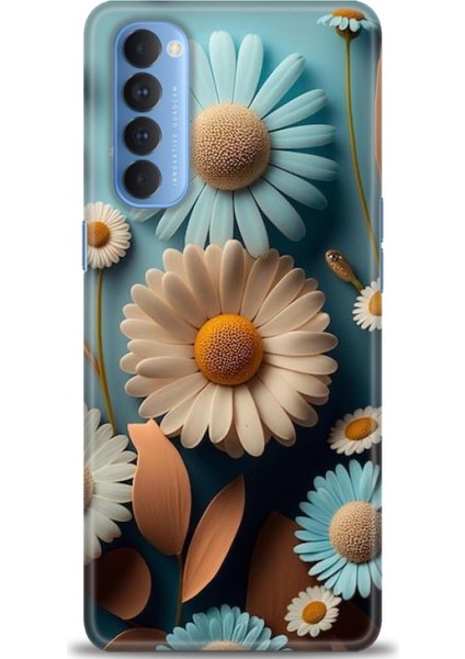Oppo Reno 4 Pro Ile Uyumlu Hd Baskılı Silikon (Ortasertlikte) Kılıf - 977