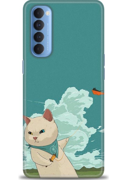 Oppo Reno 4 Pro Ile Uyumlu Hd Baskılı Silikon (Ortasertlikte) Kılıf - 930