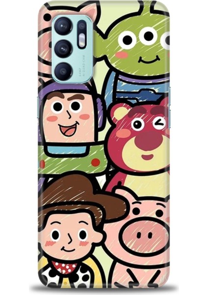 Oppo Reno 6 Ile Uyumlu Hd Baskılı Silikon (Ortasertlikte) Kılıf - 503