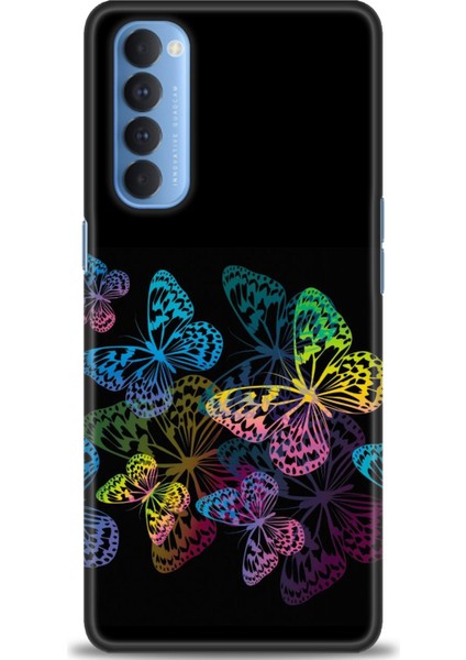 Oppo Reno 4 Pro Ile Uyumlu Hd Baskılı Silikon (Ortasertlikte) Kılıf - 1030