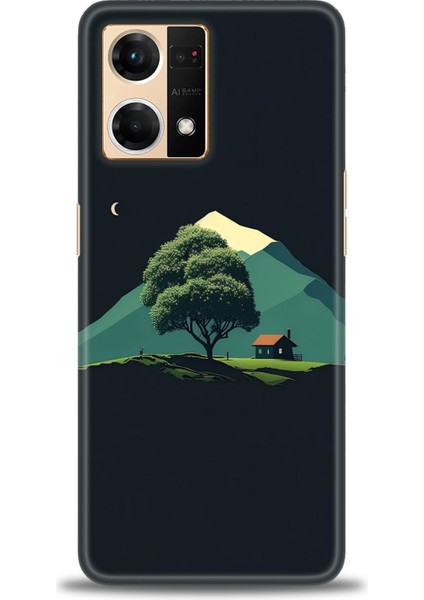 Oppo Reno 7 Ile Uyumlu Hd Baskılı Silikon (Ortasertlikte) Kılıf - 564