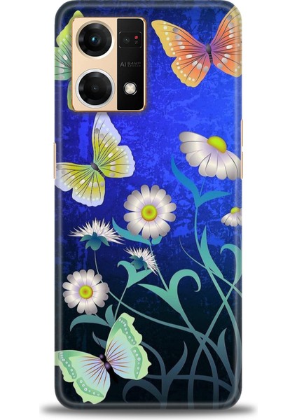 Oppo Reno 7 Ile Uyumlu Hd Baskılı Silikon (Ortasertlikte) Kılıf - 628