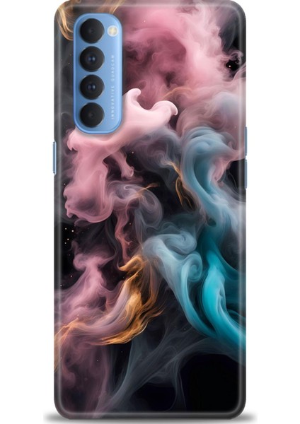 Oppo Reno 4 Pro Ile Uyumlu Hd Baskılı Silikon (Ortasertlikte) Kılıf - 409
