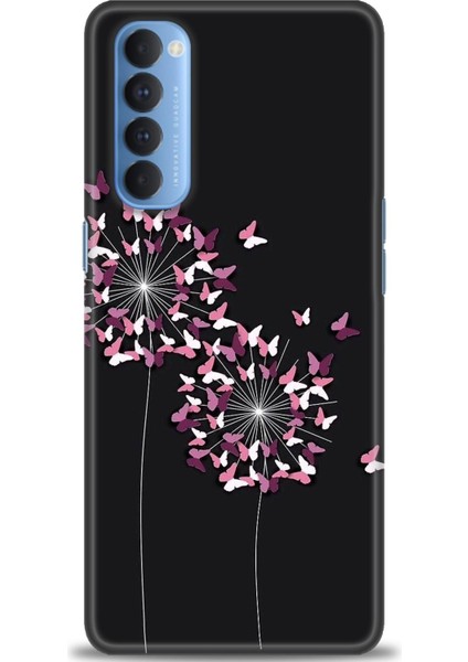 Oppo Reno 4 Pro Ile Uyumlu Hd Baskılı Silikon (Ortasertlikte) Kılıf - 1045