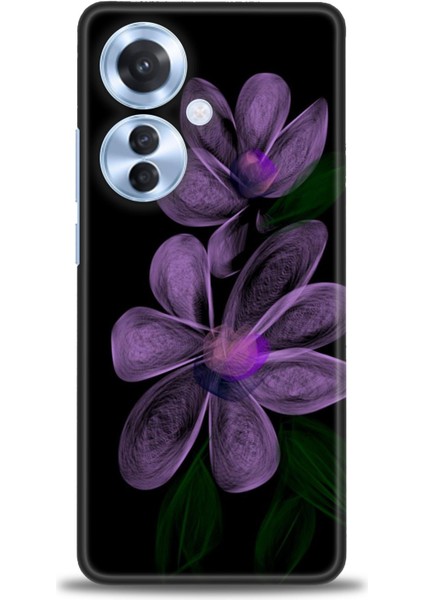 Oppo Reno 11F Ile Uyumlu Hd Baskılı Silikon (Ortasertlikte) Kılıf - 542