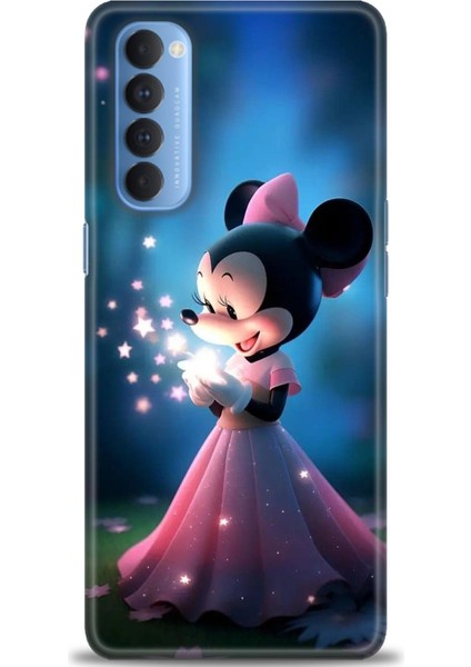 Oppo Reno 4 Pro Ile Uyumlu Hd Baskılı Silikon (Ortasertlikte) Kılıf - 929