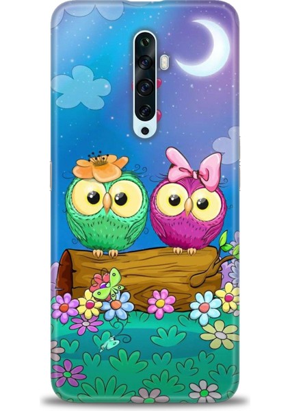 Oppo Reno 2z Ile Uyumlu Hd Baskılı Silikon (Ortasertlikte) Kılıf - 192