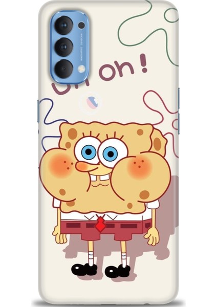 Oppo Reno 4 Ile Uyumlu Hd Baskılı Silikon (Ortasertlikte) Kılıf - 369