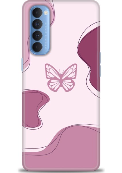 Oppo Reno 4 Pro Ile Uyumlu Hd Baskılı Silikon (Ortasertlikte) Kılıf - 694