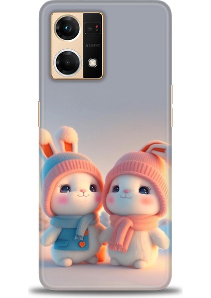 Oppo Reno 7 Ile Uyumlu Hd Baskılı Silikon (Ortasertlikte) Kılıf - 770