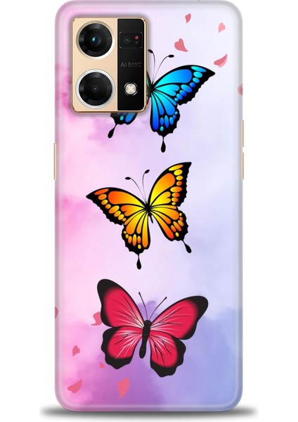 Oppo Reno 7 Ile Uyumlu Hd Baskılı Silikon (Ortasertlikte) Kılıf - 699