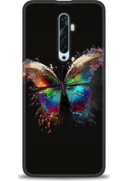 Oppo Reno 2z Ile Uyumlu Hd Baskılı Silikon (Ortasertlikte) Kılıf - 617