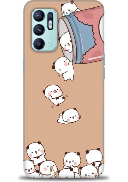 Oppo Reno 6 Ile Uyumlu Hd Baskılı Silikon (Ortasertlikte) Kılıf - 681