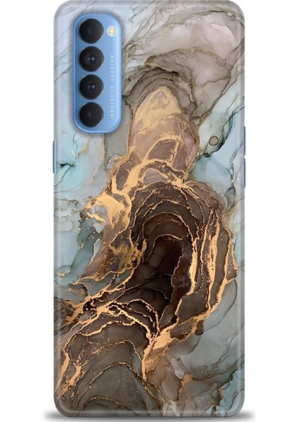 Oppo Reno 4 Pro Ile Uyumlu Hd Baskılı Silikon (Ortasertlikte) Kılıf - 219