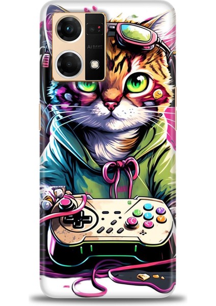 Oppo Reno 7 Ile Uyumlu Hd Baskılı Silikon (Ortasertlikte) Kılıf - 363