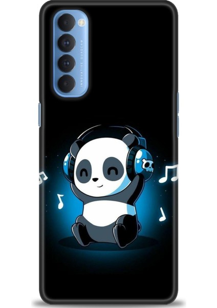 Oppo Reno 4 Pro Ile Uyumlu Hd Baskılı Silikon (Ortasertlikte) Kılıf - 500