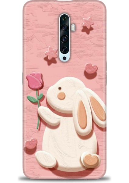 Oppo Reno 2z Ile Uyumlu Hd Baskılı Silikon (Ortasertlikte) Kılıf - 449