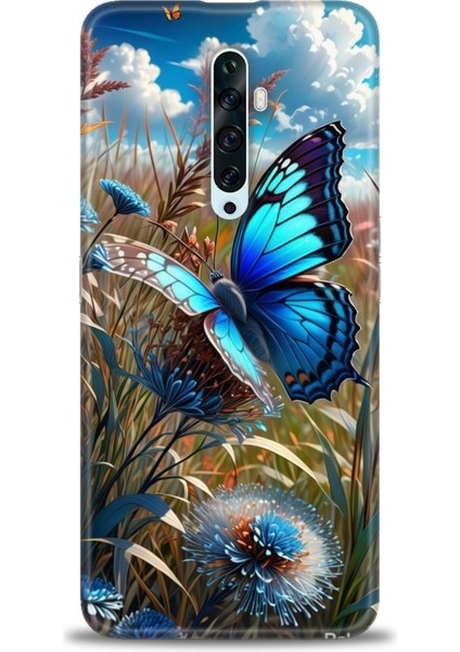 Oppo Reno 2z Ile Uyumlu Hd Baskılı Silikon (Ortasertlikte) Kılıf - 611