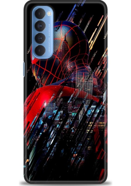 Oppo Reno 4 Pro Ile Uyumlu Hd Baskılı Silikon (Ortasertlikte) Kılıf - 896