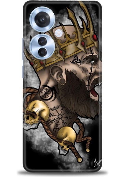 Oppo Reno 11F Ile Uyumlu Hd Baskılı Silikon (Ortasertlikte) Kılıf - 938