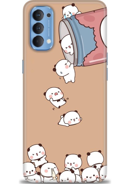 Oppo Reno 4 Ile Uyumlu Hd Baskılı Silikon (Ortasertlikte) Kılıf - 681