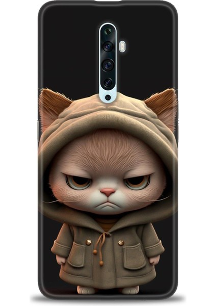 Oppo Reno 2z Ile Uyumlu Hd Baskılı Silikon (Ortasertlikte) Kılıf - 440