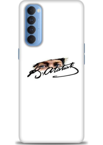 Oppo Reno 4 Pro Ile Uyumlu Hd Baskılı Silikon (Ortasertlikte) Kılıf - 1035
