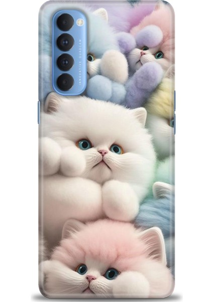 Oppo Reno 4 Pro Ile Uyumlu Hd Baskılı Silikon (Ortasertlikte) Kılıf - 306