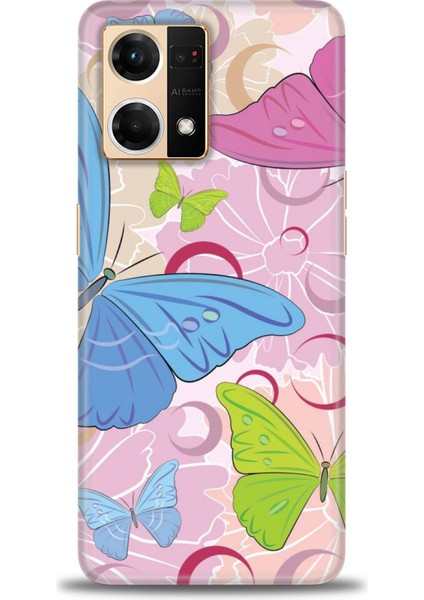 Oppo Reno 7 Ile Uyumlu Hd Baskılı Silikon (Ortasertlikte) Kılıf - 118