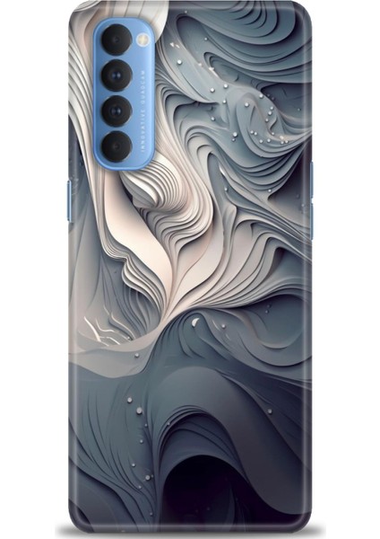 Oppo Reno 4 Pro Ile Uyumlu Hd Baskılı Silikon (Ortasertlikte) Kılıf - 221
