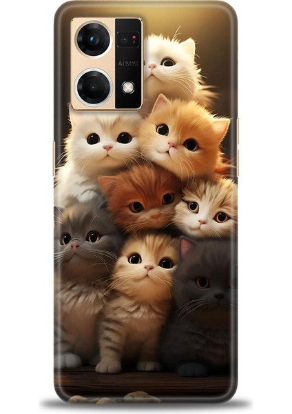 Oppo Reno 7 Ile Uyumlu Hd Baskılı Silikon (Ortasertlikte) Kılıf - 165