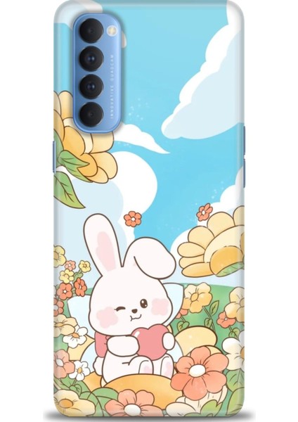 Oppo Reno 4 Pro Ile Uyumlu Hd Baskılı Silikon (Ortasertlikte) Kılıf - 92