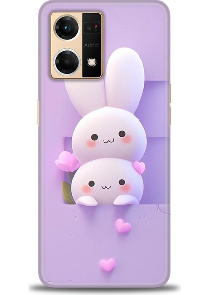 Oppo Reno 7 Ile Uyumlu Hd Baskılı Silikon (Ortasertlikte) Kılıf - 764