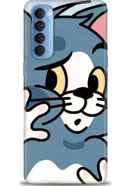 Oppo Reno 4 Pro Ile Uyumlu Hd Baskılı Silikon (Ortasertlikte) Kılıf - 585